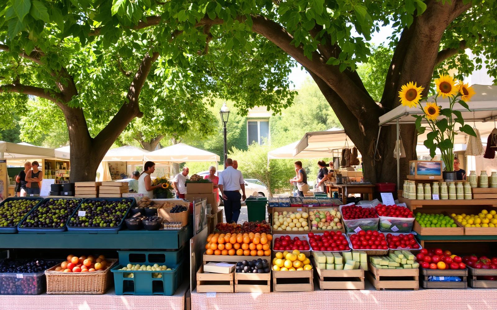 Il mercato provenzale, mercoledì e domenica mattina a Salon-de-Provence