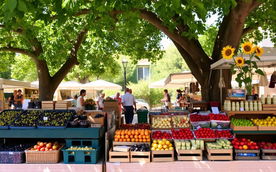 Il mercato provenzale, mercoledì e domenica mattina a Salon-de-Provence